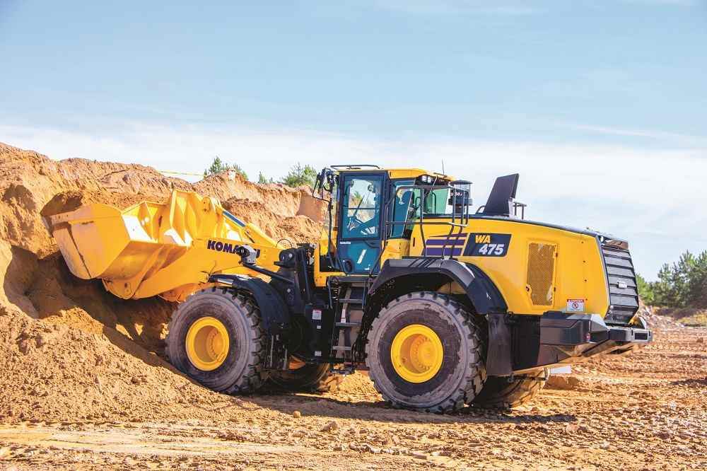 Komatsu WA475-10 lowers owning and operating costs