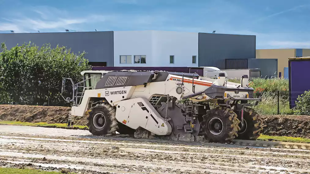 WIRTGEN AutoTrac system increases efficiency is for recyclers and stabilizers and reduces environmental impact heavy machinery and equipment from kirby-smith machinery