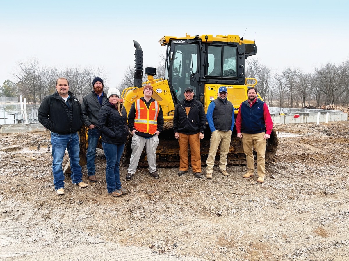 Kirby-Smith Machinery aids in construction of new Folds of Honor building