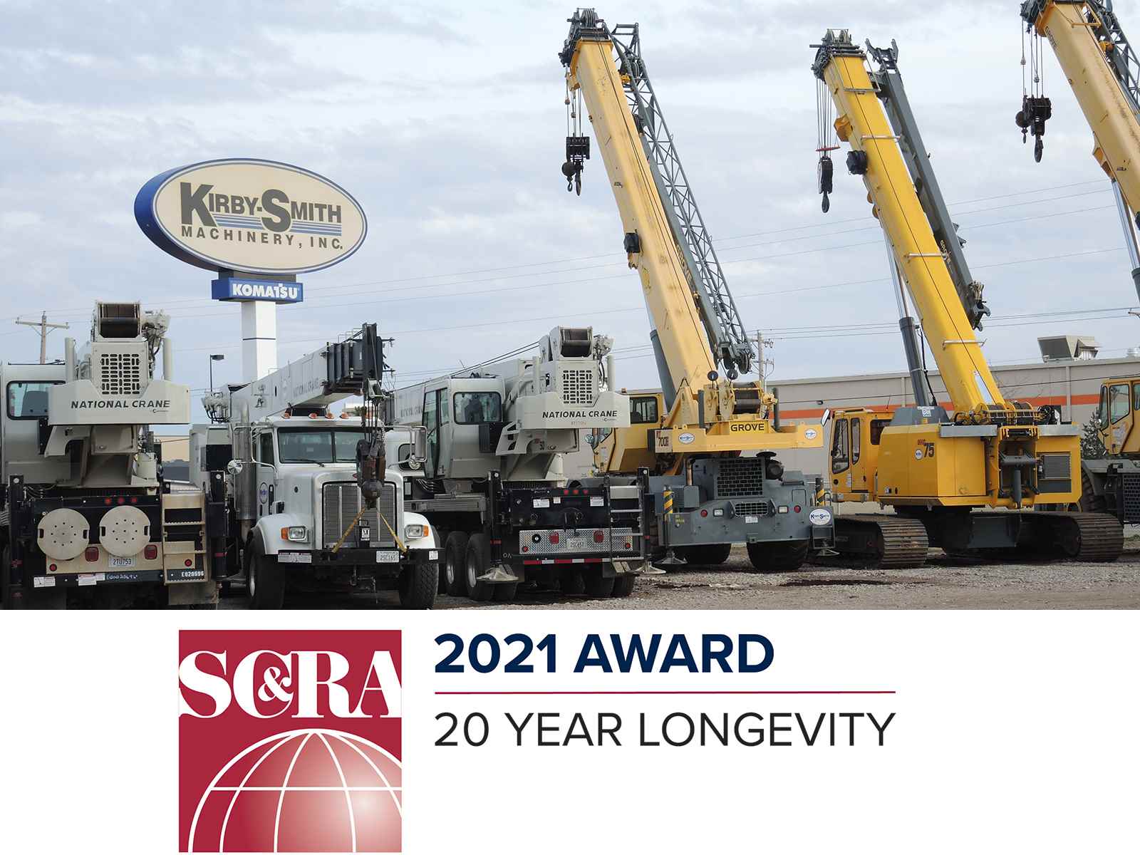 Leading Crane Distributor Kirby-Smith honored by SC&RA