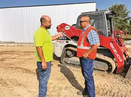 Takeuchi equipment makes life easier for Kansas contractor, Trevor McAlevy.