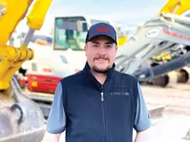 Drew Ritter supports customers for Kirby-Smith Rentals