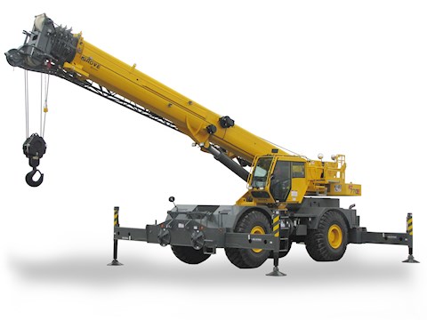 Grove RT770E | Rough-Terrain Crane Featuring a 42 ft Boom Extension ...