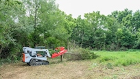 New Fecon Mulcher working in field