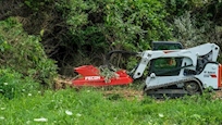 New Fecon Deck Mulcher working