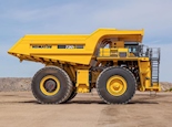 Side of New Komatsu Dump Truck for Sale