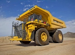 New Komatsu Electric Drive Mining Truck under Blue Sky for Sale