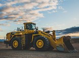 New Wheel Loader under setting sun for Sale