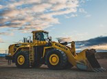 New Wheel Loader under setting sun for Sale