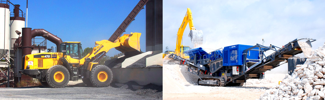 Aggregate and quarry operations equipment 